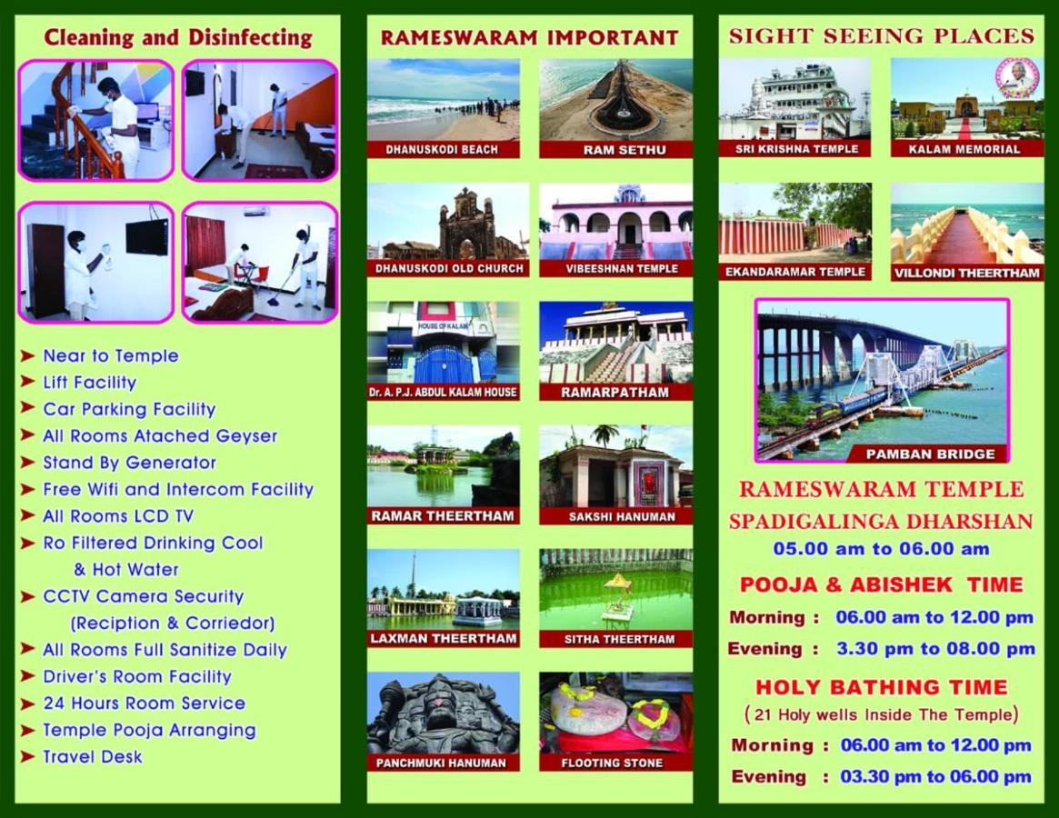 Hotel Sudhiksha Deluxe Rāmeswaram Exteriér fotografie